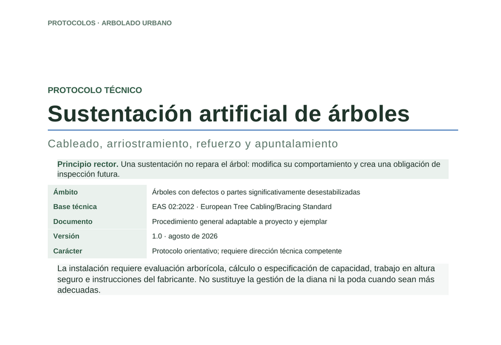 Vista previa del PT-AR-03 · Protocolo de sustentación artificial de árboles
