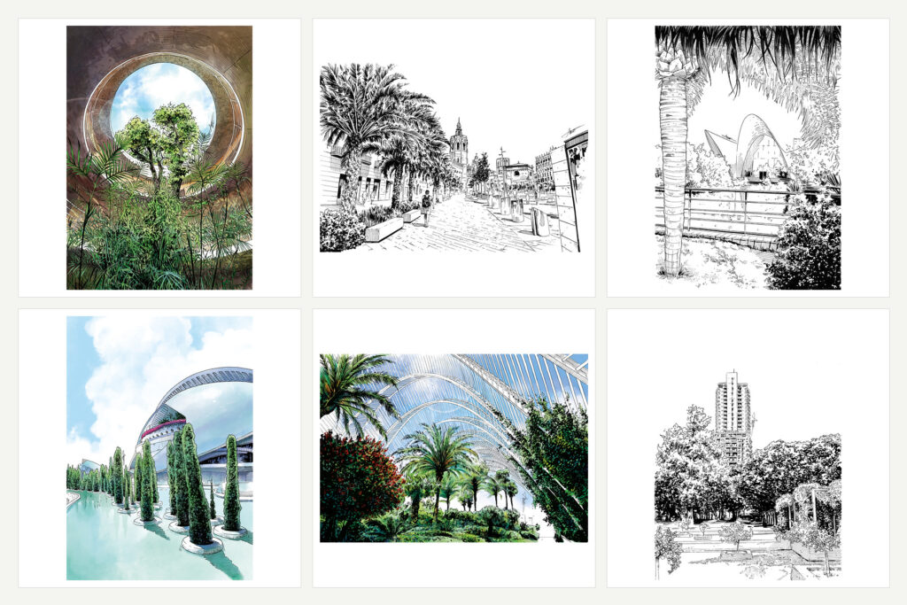 Selección de obra gráfica de colaboradores